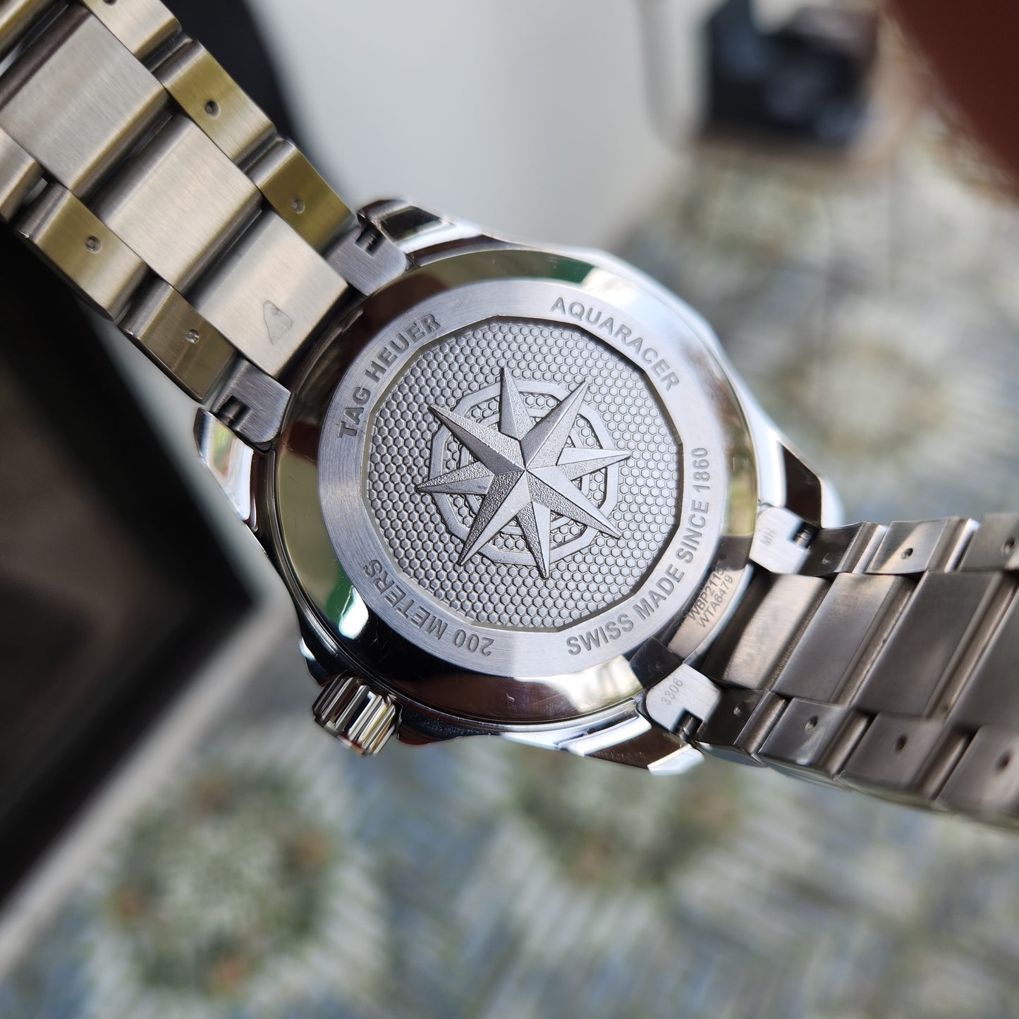 Tag Heuer Aquaracer Professional 200 Date Calibre 5 Smokey Green Sunray Dial 40mm - Complete Set