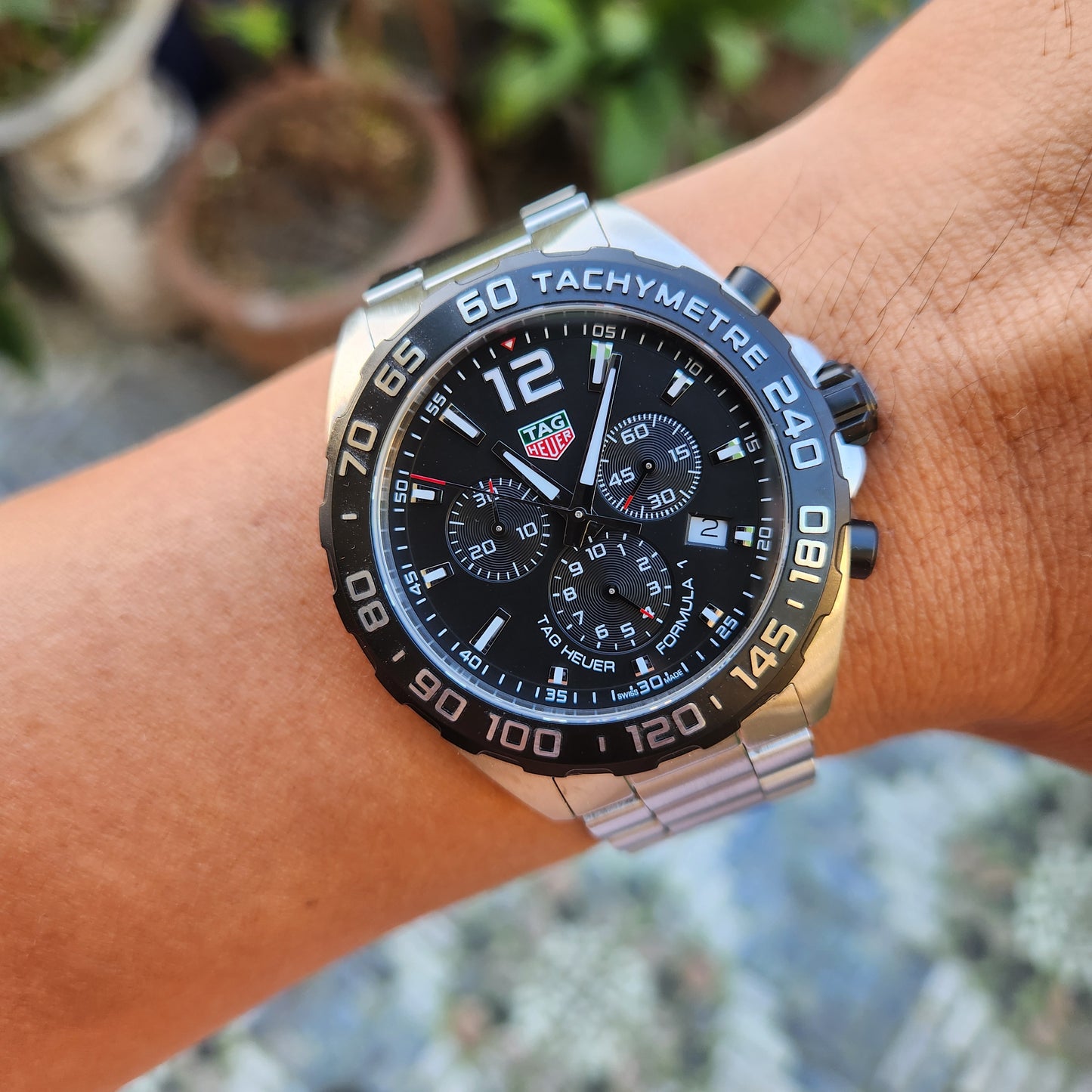 Tag Heuer F1 Chronograph Black Dial 43mm