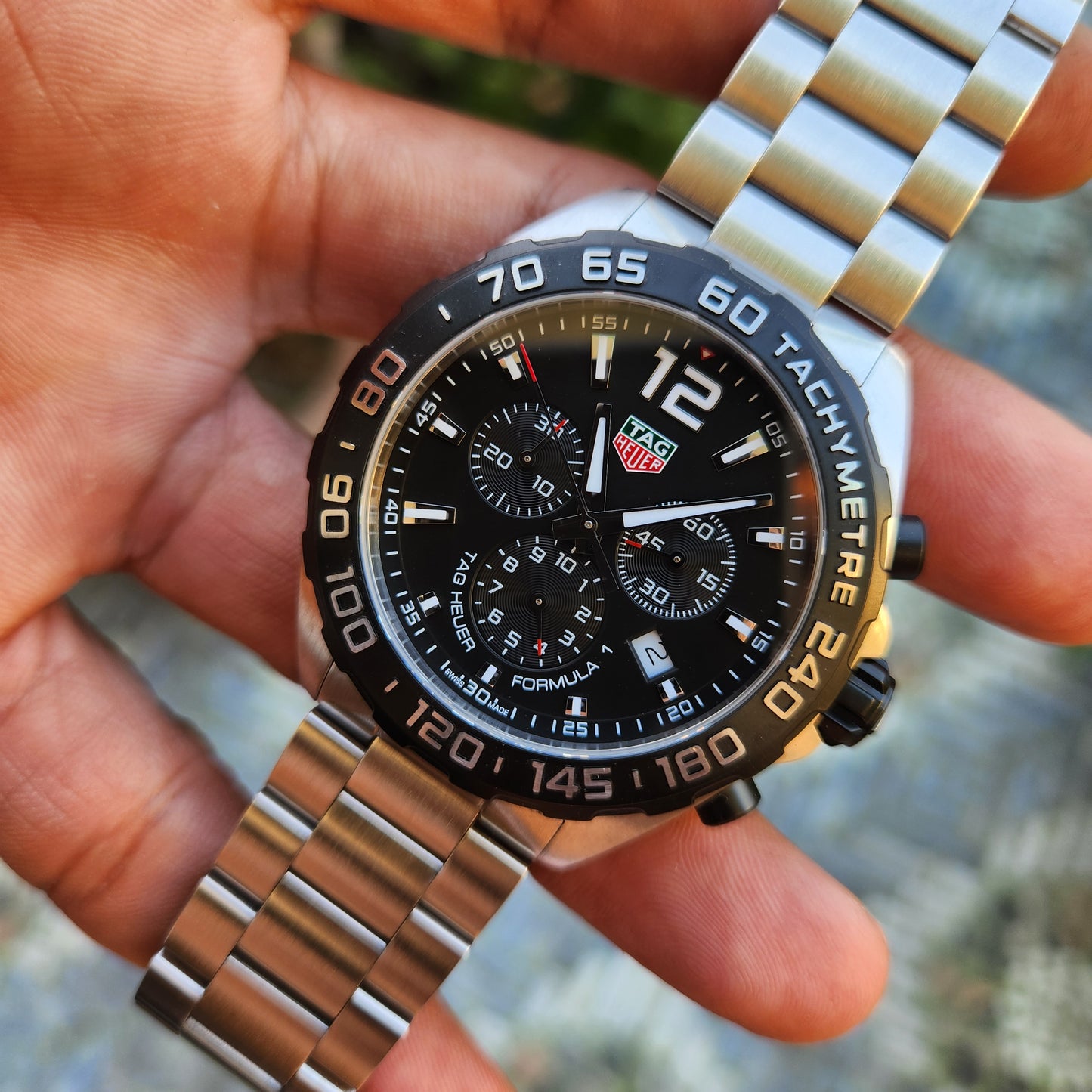 Tag Heuer F1 Chronograph Black Dial 43mm