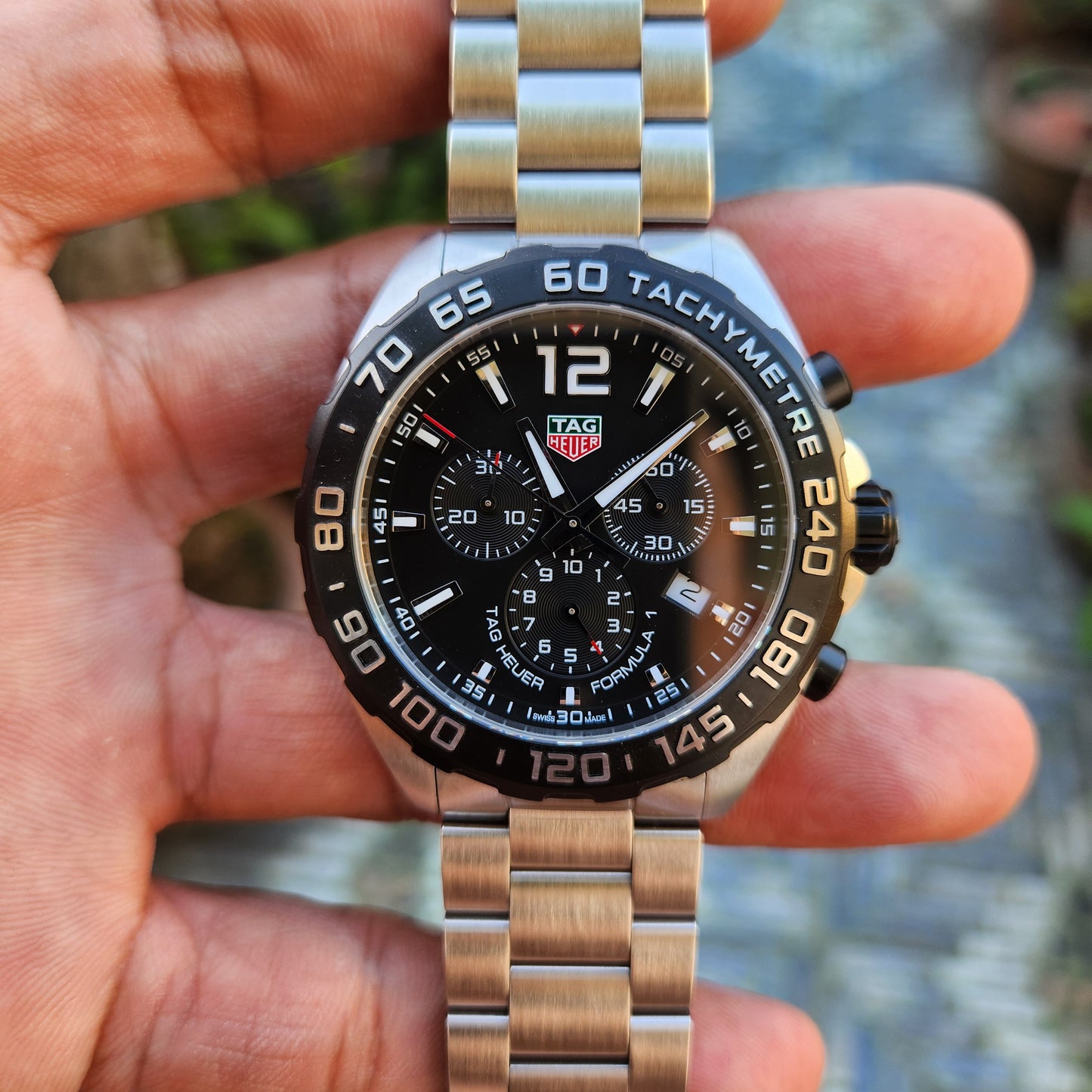 Tag Heuer F1 Chronograph Black Dial 43mm
