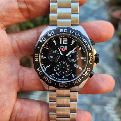 Tag Heuer F1 Chronograph Black Dial 43mm