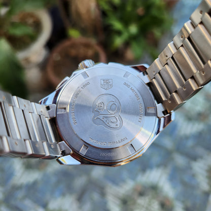 Tag Heuer Aquaracer Chronograph Grande Date Black Dial 43mm - Complete Set