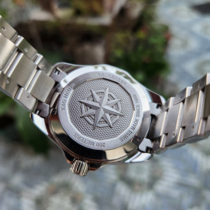 Tag Heuer Aquaracer Professional 200 Date Calibre 5 Smokey Black Sunray Dial 40mm - Complete Set