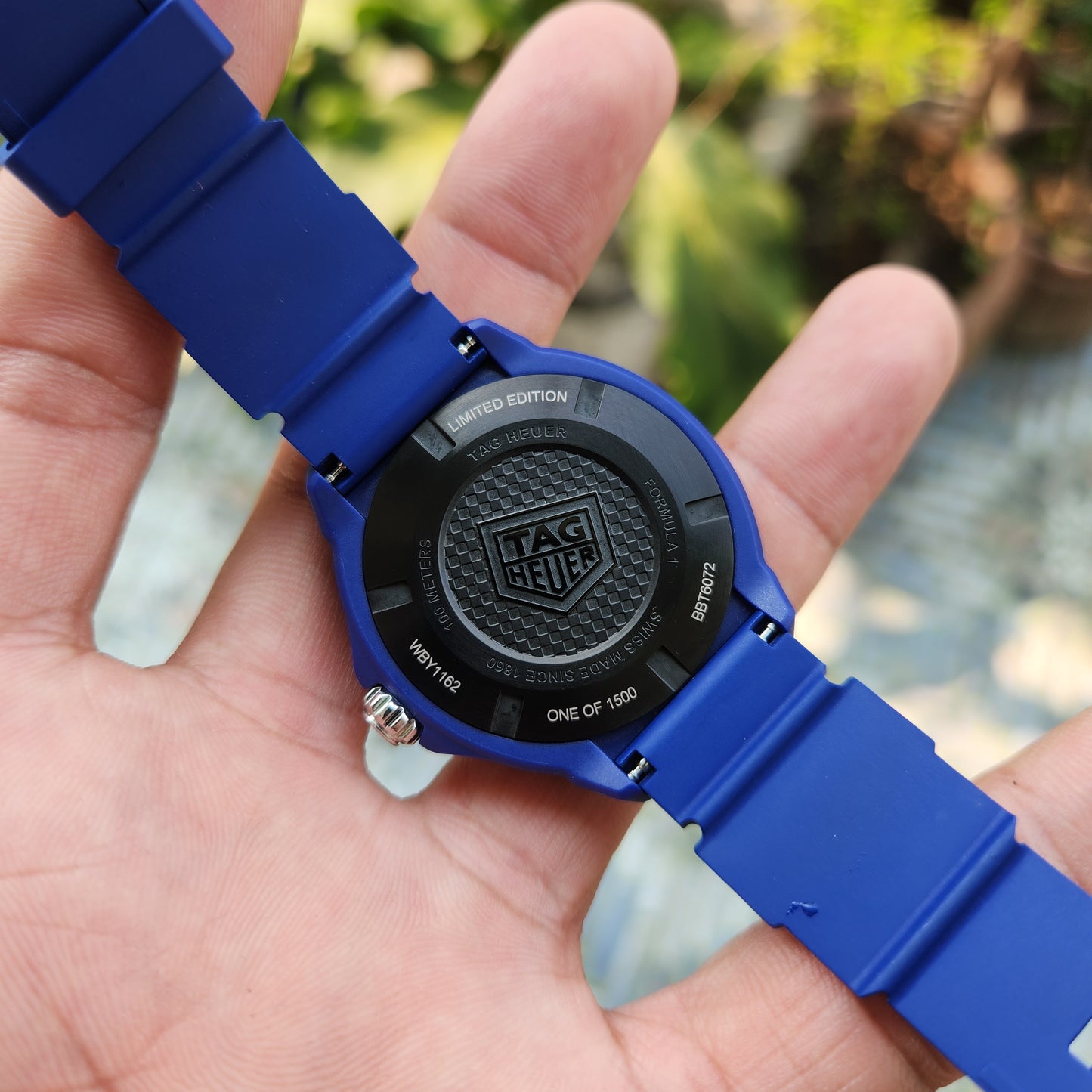 Tag Heuer F1 SolarGraph Limited Edition Blue Polylight Case in White Opalin Dial 38mm - Complete Set (Brand New)