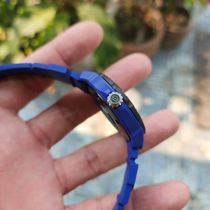 Tag Heuer F1 SolarGraph Limited Edition Blue Polylight Case in White Opalin Dial 38mm - Complete Set (Brand New)