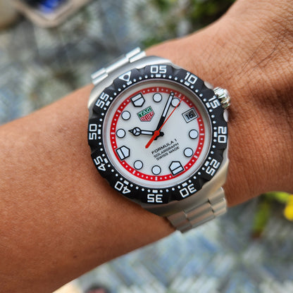 Tag Heuer F1 SolarGraph White Dial 38mm - Complete Set (Brand New)