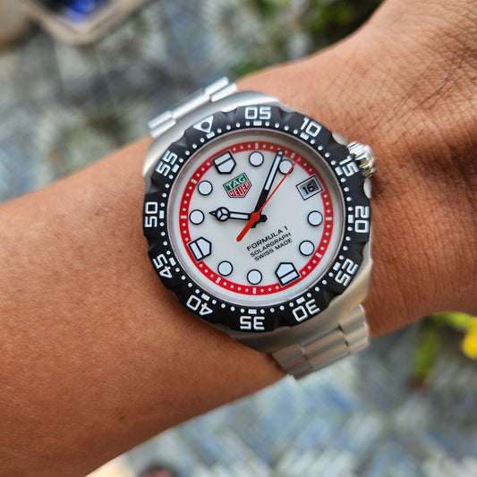 Tag Heuer F1 SolarGraph White Dial 38mm - Complete Set (Brand New)
