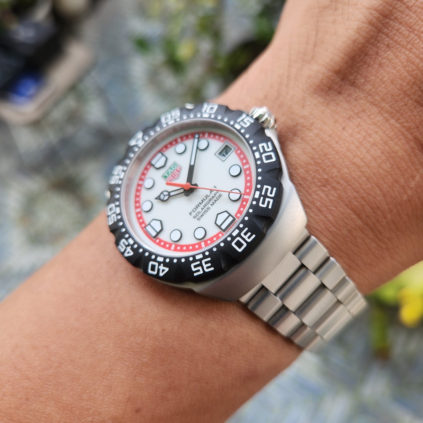 Tag Heuer F1 SolarGraph White Dial 38mm - Complete Set (Brand New)