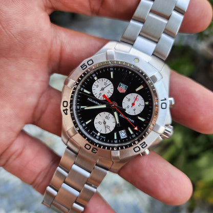 Tag Heuer Aquaracer Chronograph Black Dial 41mm