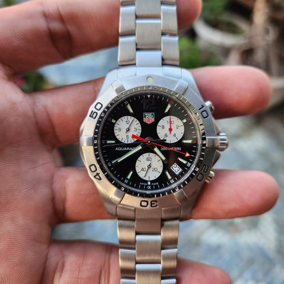 Tag Heuer Aquaracer Chronograph Black Dial 41mm