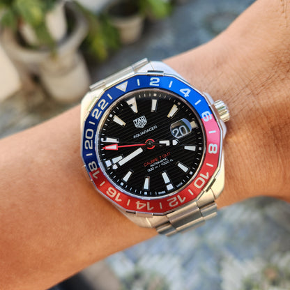 Tag Heuer Aquaracer Calibre 7 GMT 'Pepsi' 43mm