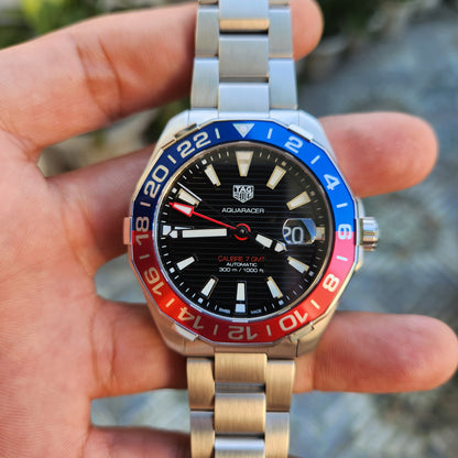 Tag Heuer Aquaracer Calibre 7 GMT 'Pepsi' 43mm