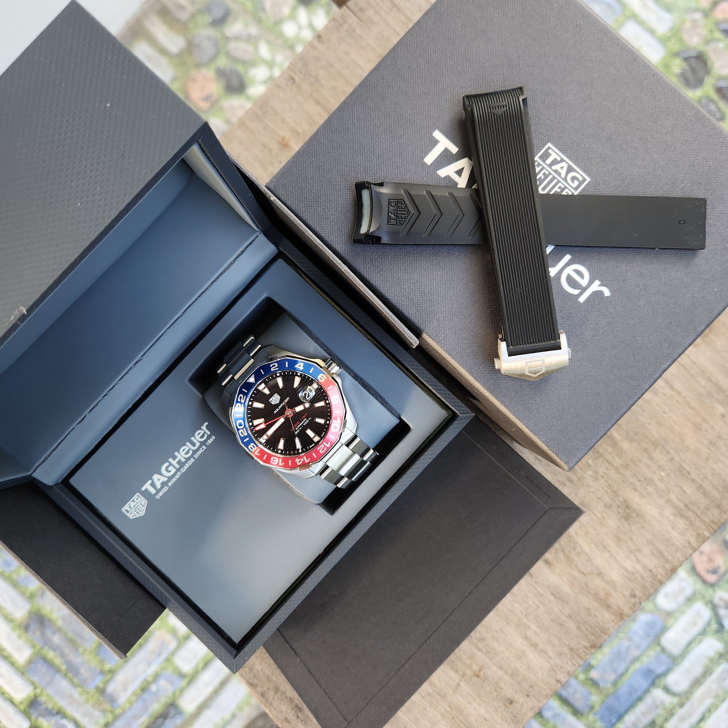 Tag Heuer Aquaracer Calibre 7 GMT 'Pepsi' 43mm