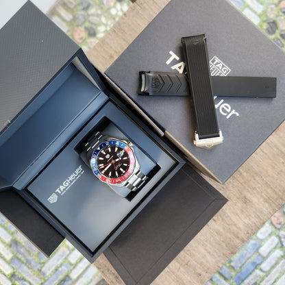 Tag Heuer Aquaracer Calibre 7 GMT 'Pepsi' 43mm
