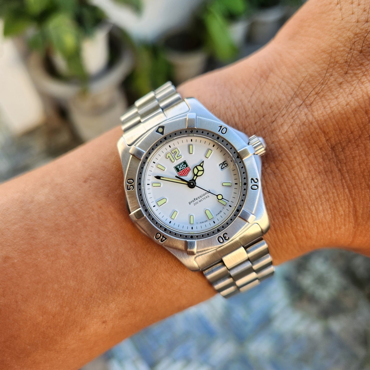 Tag Heuer Professional Midsize White Dial 36mm