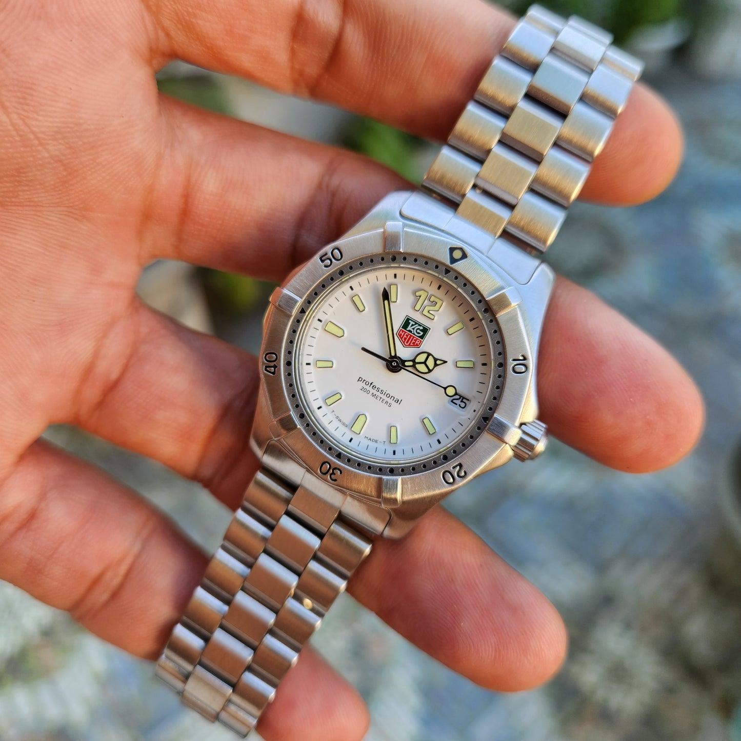 Tag Heuer Professional Midsize White Dial 36mm