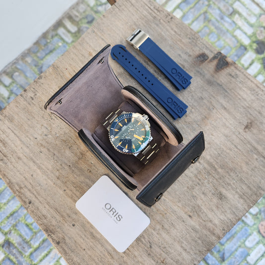 Oris Aquis Tubbataha Titanium Limited Edition Ceramic Bezel in Blue Dial 46mm