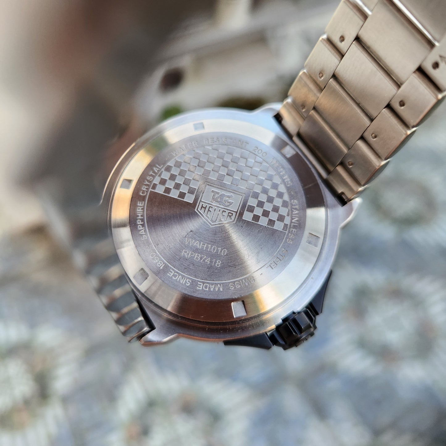 Tag Heuer F1 Grande Date Black Dial 44mm