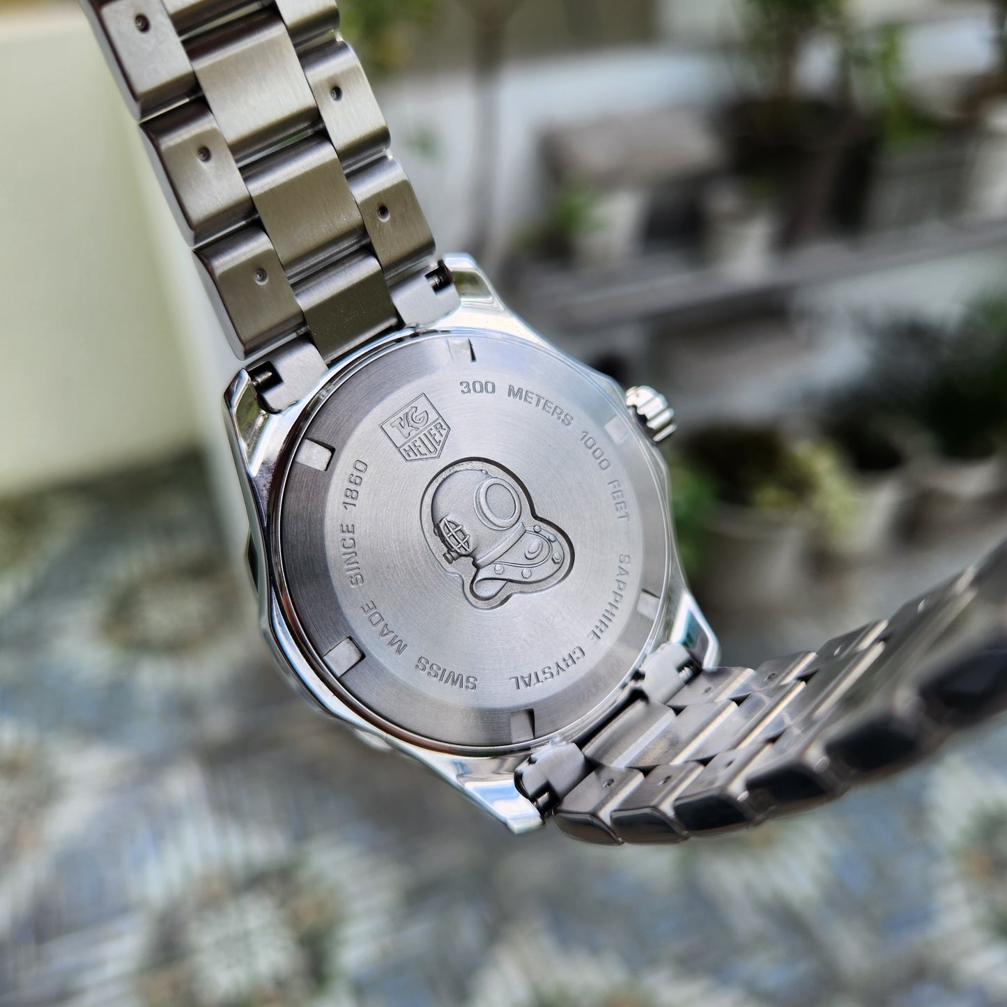 Tag Heuer Aquaracer Steel Bezel in Sunray Blue Dial 39mm
