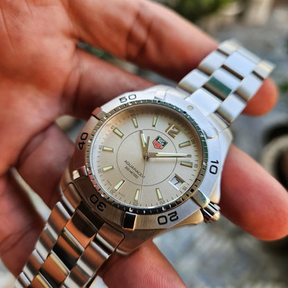 Tag Heuer Aquaracer 300M Steel Bezel in Silver Dial 39mm