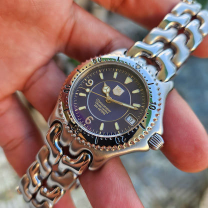 Tag Heuer Link S/EL Chronometer Vintage Automaticn in Blue Dial 38mm