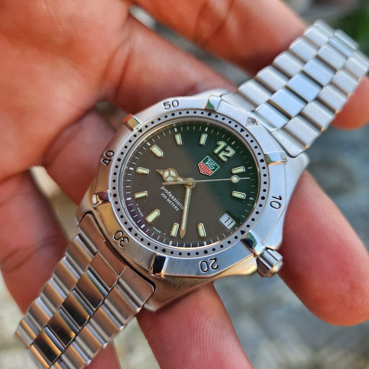 Tag Heuer Professional Vintage in Black Dial 38mm