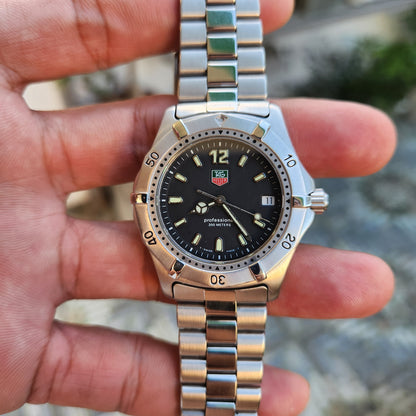 Tag Heuer Professional Vintage in Black Dial 38mm