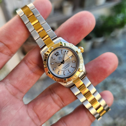 Tag Heuer Ladies Aquaracer Two-Tone Silver Dial 27mm