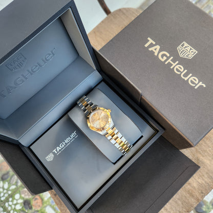 Tag Heuer Ladies Aquaracer Two-Tone Silver Dial 27mm