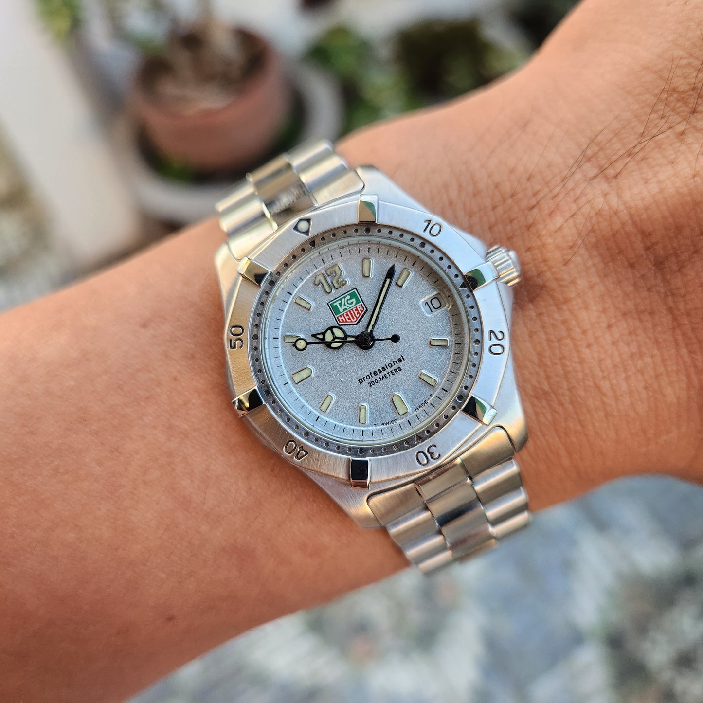 Tag Heuer Professional Midsize Vintage in Grey Dial 36mm