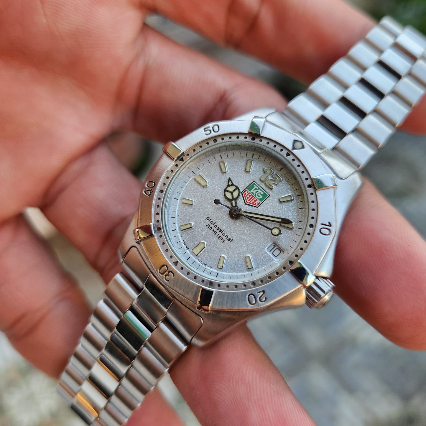 Tag Heuer Professional Midsize Vintage in Grey Dial 36mm