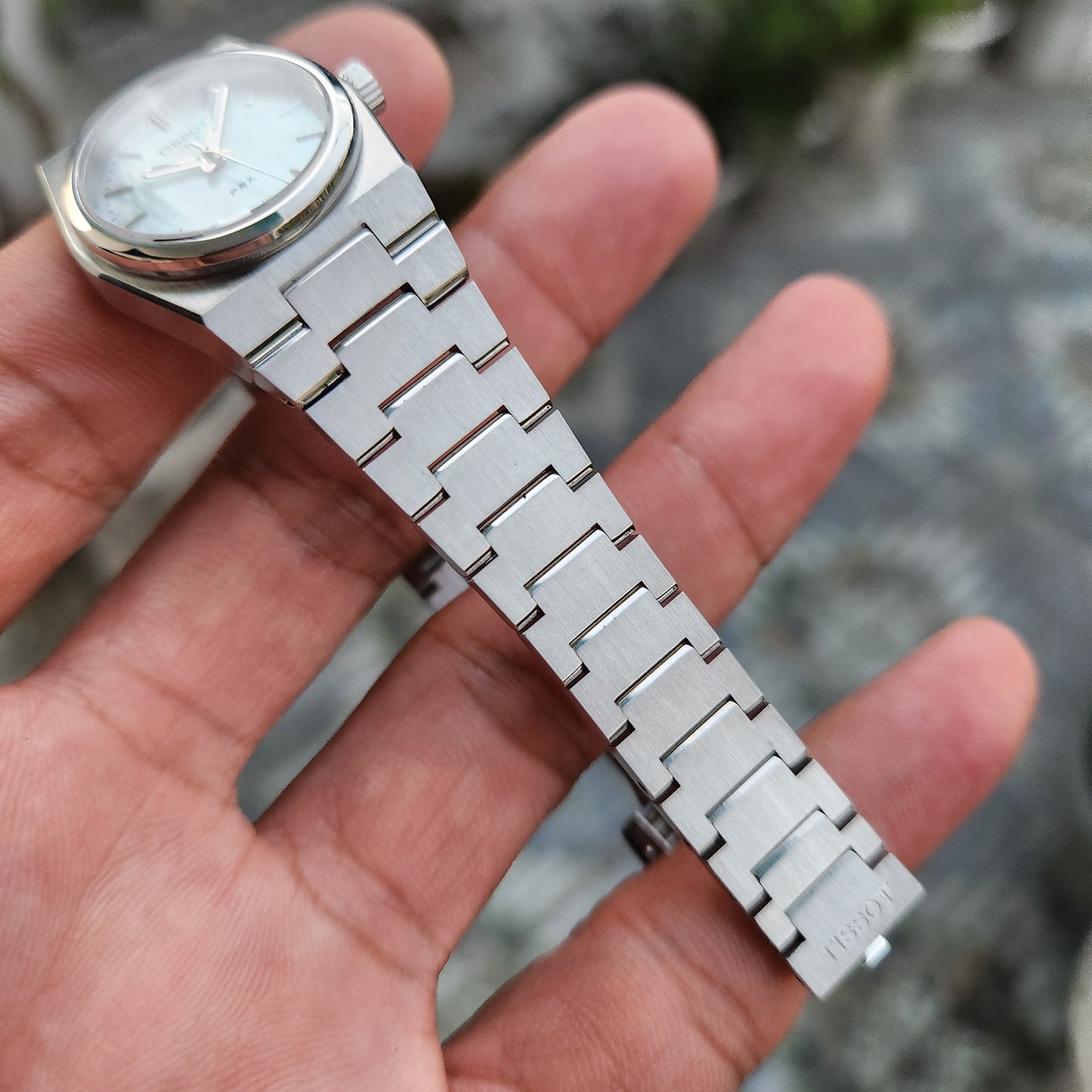 Tissot PRX Ladies in White Mother of Pearl Dial 25mm - Complete Set