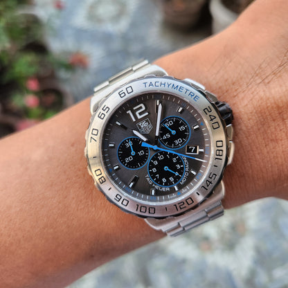 Tag Heuer F1 Chronograph FIM Moto Racing Edition Anthracite Grey Dial 42mm - Complete Set
