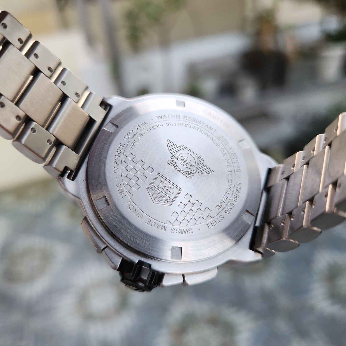 Tag Heuer F1 Chronograph FIM Moto Racing Edition Anthracite Grey Dial 42mm - Complete Set