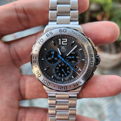 Tag Heuer F1 Chronograph FIM Moto Racing Edition Anthracite Grey Dial 42mm - Complete Set
