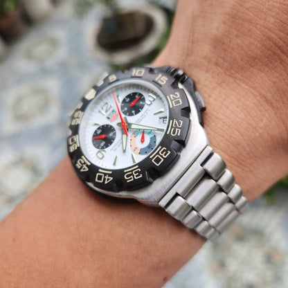 Tag Heuer F1 Chronograph White Dial 40mm
