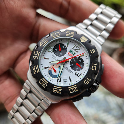 Tag Heuer F1 Chronograph White Dial 40mm