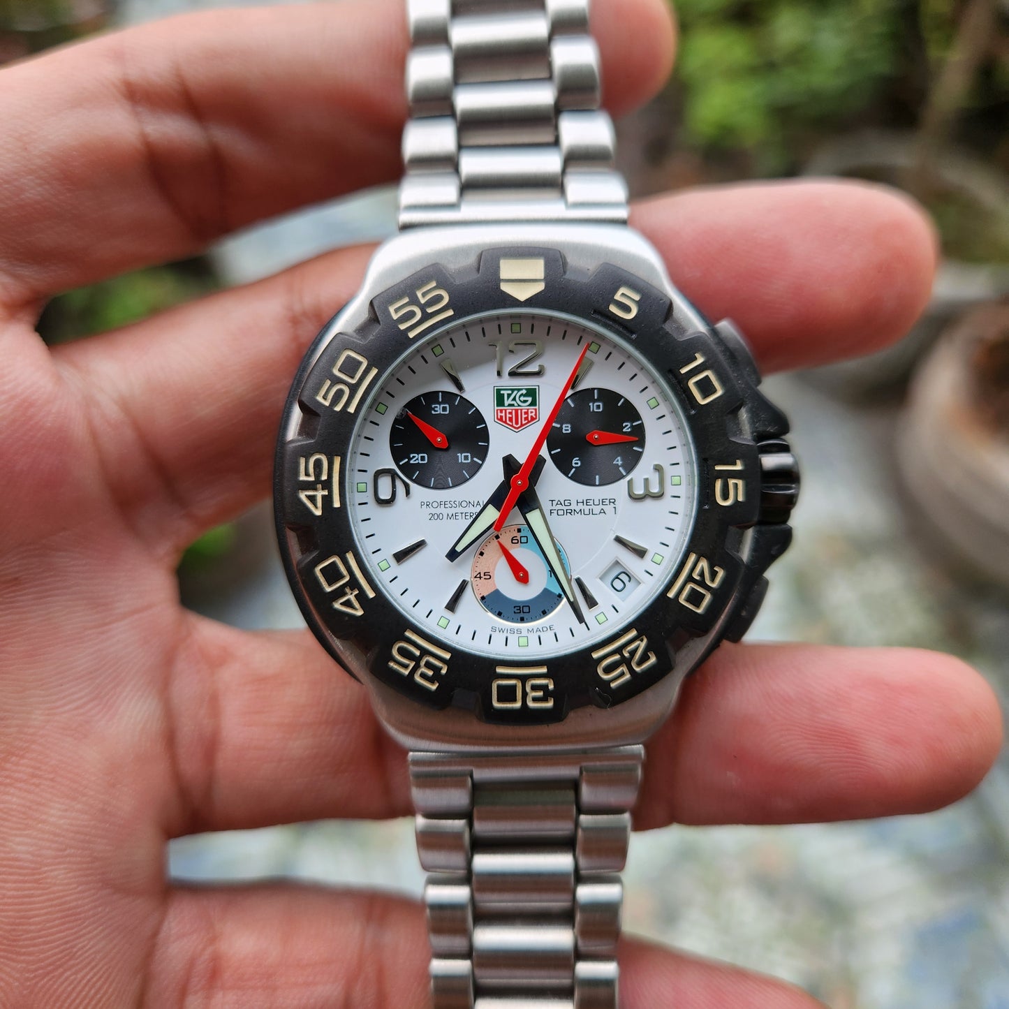 Tag Heuer F1 Chronograph White Dial 40mm