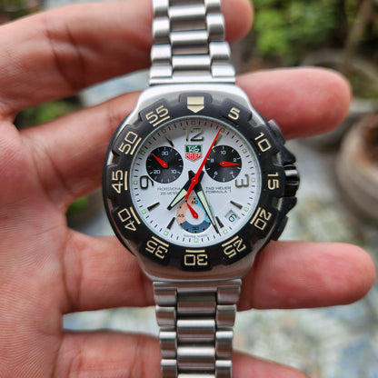 Tag Heuer F1 Chronograph White Dial 40mm