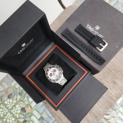 Tag Heuer F1 Chronograph White Dial 40mm