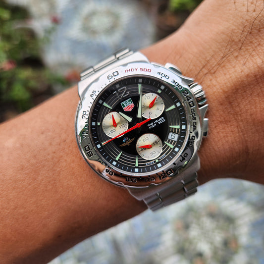 Tag Heuer F1 Chronograph Indy 500 Black Dial 40mm