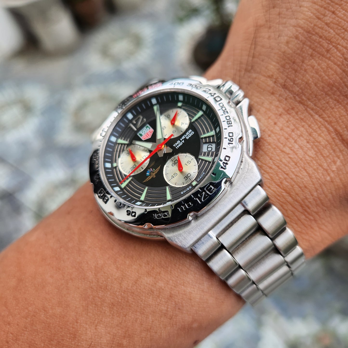 Tag Heuer F1 Chronograph Indy 500 Black Dial 40mm