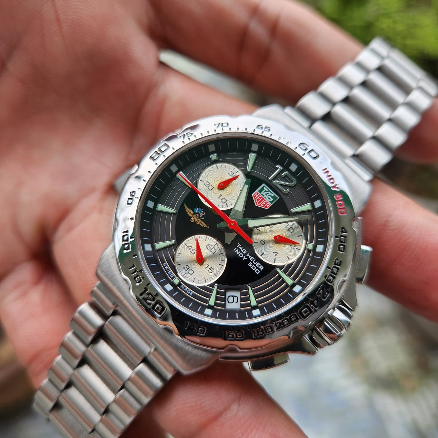 Tag Heuer F1 Chronograph Indy 500 Black Dial 40mm