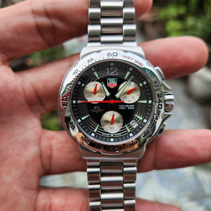 Tag Heuer F1 Chronograph Indy 500 Black Dial 40mm