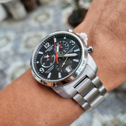 Certina DS Action Podium GMT Chronograph Black Dial 42mm - Complete Set