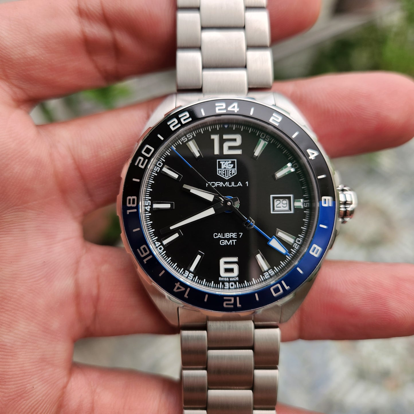 Tag Heuer F1 Calibre 7 GMT 'Batman' 41mm