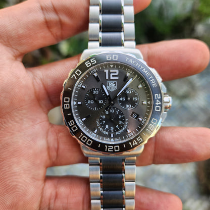 Tag Heuer F1 Chronograph Ceramic (Band and Bezel) in Anthracite Grey Dial 42mm