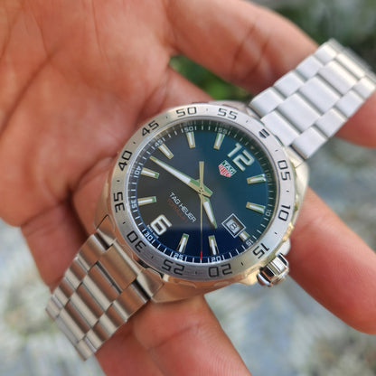 Tag Heuer F1 in Sunburst Blue Dial 41mm - Complete Set