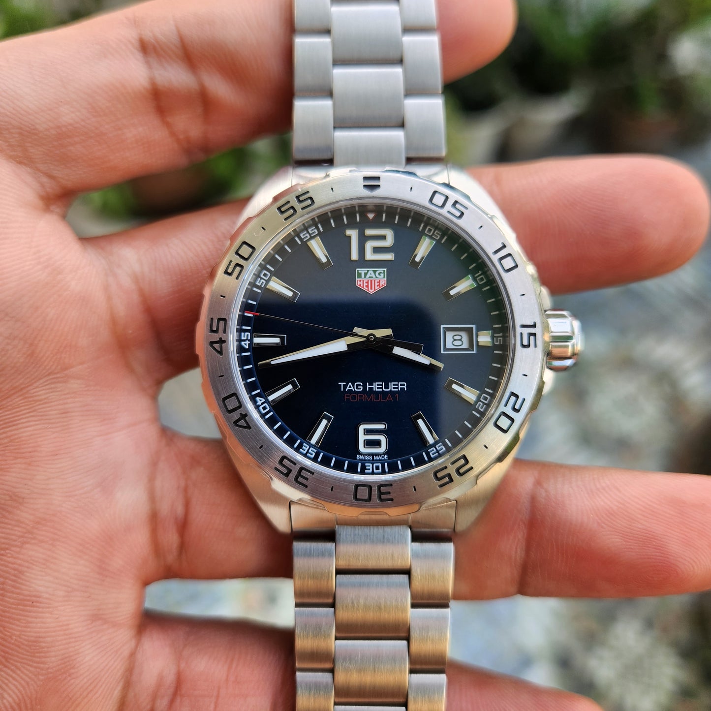 Tag Heuer F1 in Sunburst Blue Dial 41mm - Complete Set