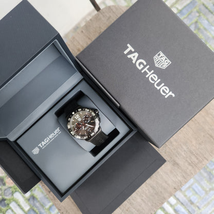 Tag Heuer F1 Grande Date Alarm Ceramic Bezel in Anthracite Grey Dial 42mm